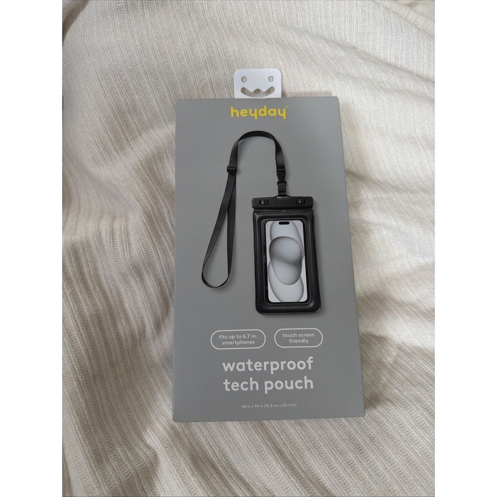 NEW Waterproof Phone Pouch Fit iPhone 15 Pro Max Waterpark Beach Disney Vacation